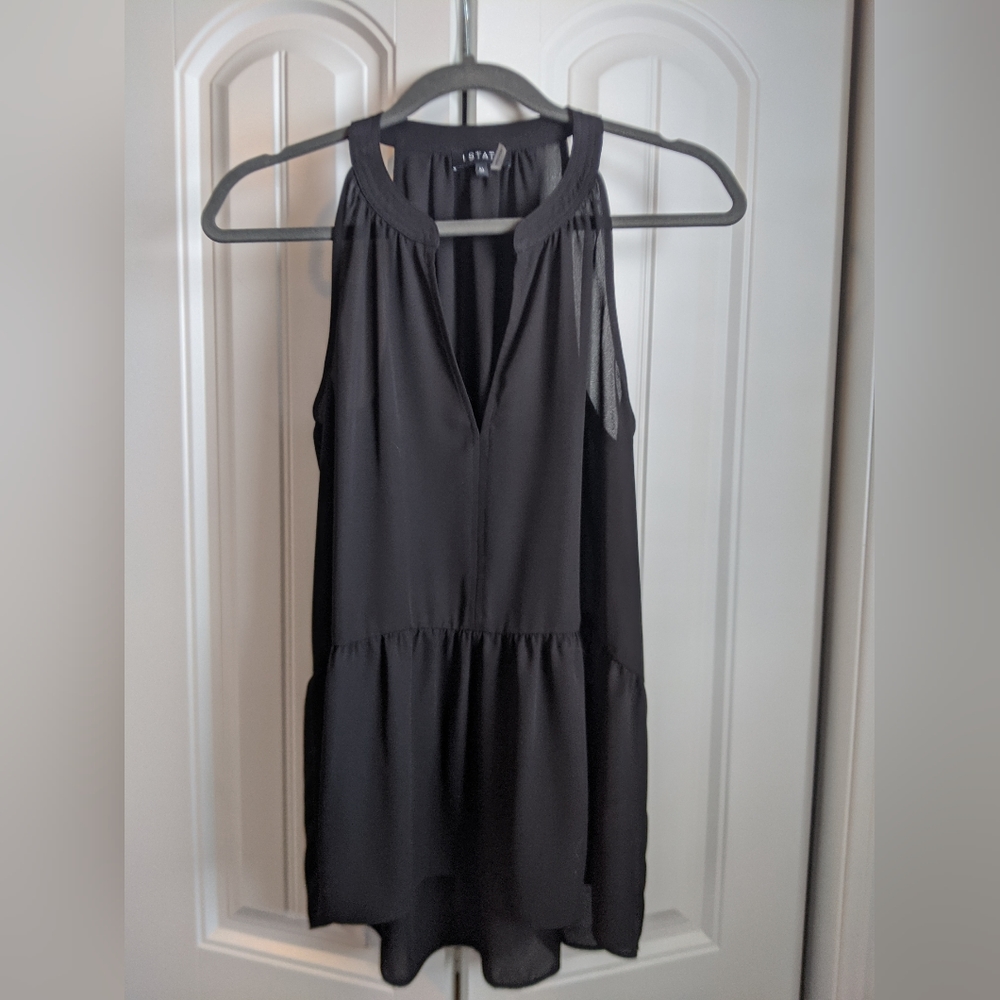 1.State sheer black tank top NWOT